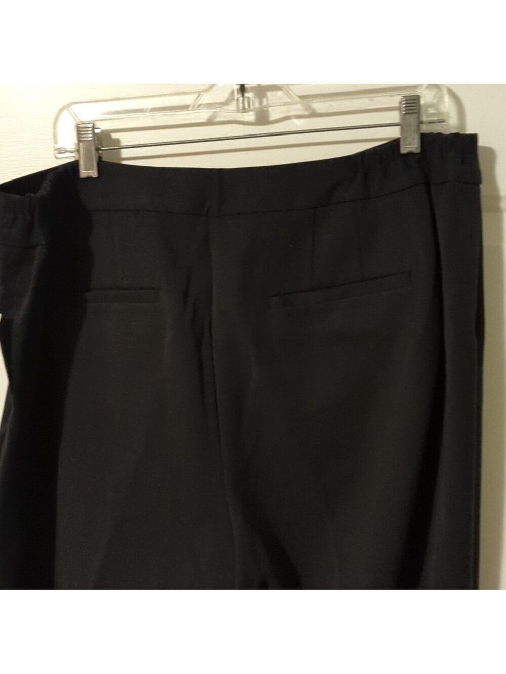 Talbots Women's Black Dress Pants Elastic Waist Size 16W Career Business Attire - Picture 6 of 11
